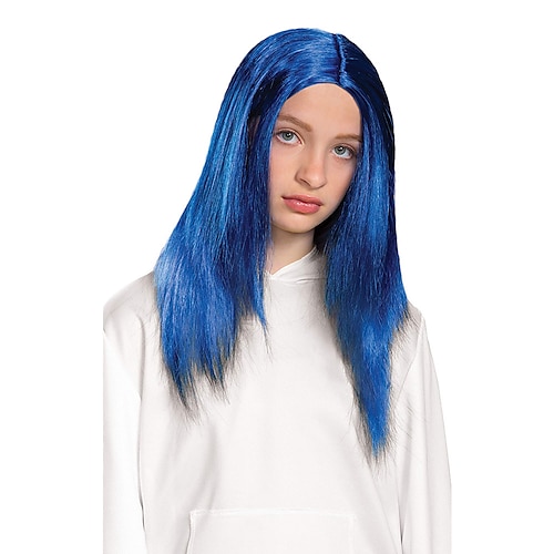 

Disguise Kids Billie Eilish Blue Wig Halloween Cosplay Party Wigs