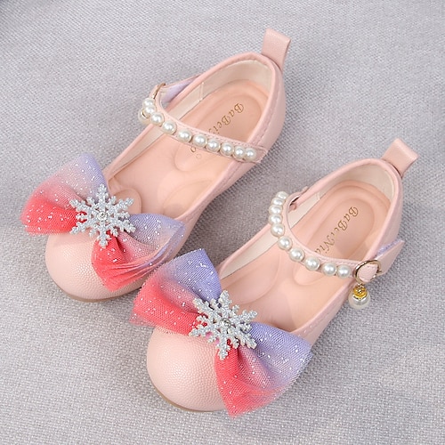 

Chica Bailarinas Zapatos para niña florista Zapatos de princesa Zapatos escolares Goma PU Portátil Absorción de impacto Transpirabilidad Zapatos de princesa Niños grandes (7 años ) Niños pequeños