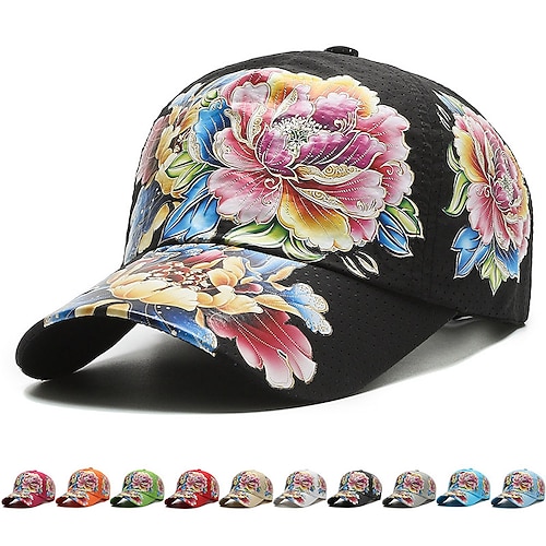 

Baseball Cap Running Cap Running Hat Men's Women's Cap Running Cap Graphic Adjustable UV Sun Protection Breathable for Fishing Running Jogging Spring Summer White Black Grey / Quick Dry