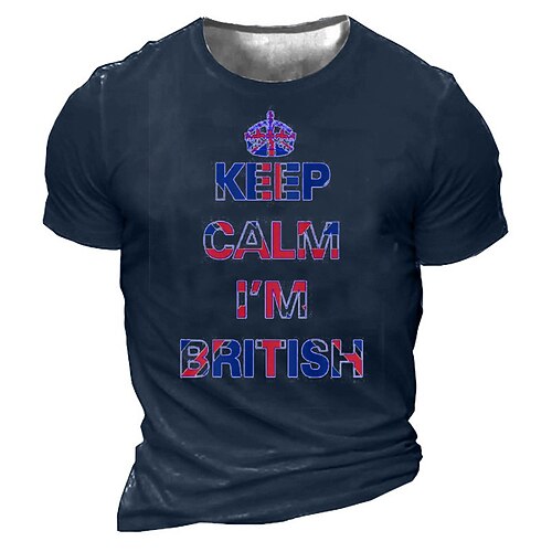 

Men's Unisex T shirt Tee Letter Graphic Prints Crew Neck Army Green Khaki Navy Blue Gray Black 3D Print Outdoor Street Short Sleeve Print Clothing Apparel Vintage Sports Designer Casual / Summer