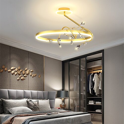 

60cm Island Design Ceiling Lights Metal Painted Finishes Modern 220-240V