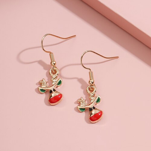 

1 Pair Drop Earrings Earrings For Women's Christmas Gift Festival Alloy Geometrical Holiday Fashion Birthday