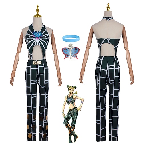 

Inspired by JoJo's Bizarre Adventure Narancia Ghirga Trish Una Anime Cosplay Costumes Japanese Cosplay Suits Costume For Women's