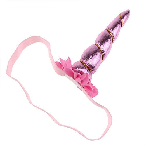 

Kids Girls' Sweet Daily Solid Colored Polyester Hair Accessories Pink / Silver / Gold One-Size