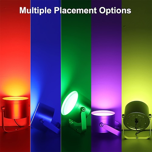 

LUXCEO RGB LED Video Light 10W Video Lighting with Remote Control Dimmable Photography Light with Full Colors Music Sync 10 Scene Modes Background Light for Photography Video Shooting