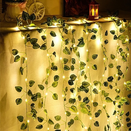 

LED Fairy String Lights Garland Lights Battery Powered 2m 20LEDs For Home Bedroom Wall Patio Wedding Party Decoration