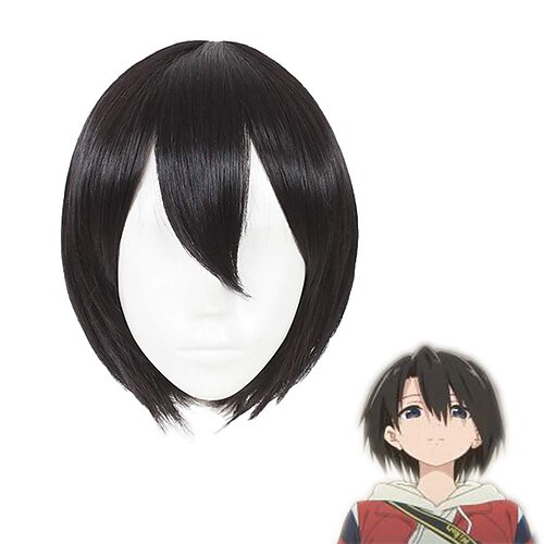 

Yuzuru Nishimiya wig Anime A Silent Voice Cospaly Black Short Hair Halloween Cosplay Party Wigs