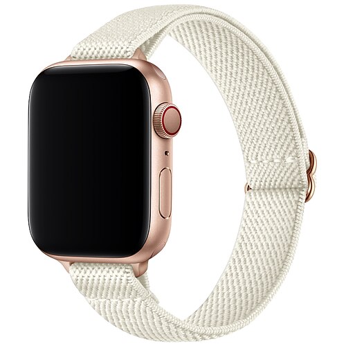 

1PC Smart Watch Band Compatible with Apple iWatch Series 8 7 6 5 4 3 2 1 SE Sport Band for iWatch Smartwatch Strap Wristband Nylon Adjustable Breathable Quick Release