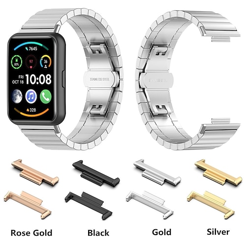 

2x Watch Strap Connector Adapters for Huawei Watch fit 2 Replacement Metal Connector for Huawei watch Fit 2 Bracelet Accessory