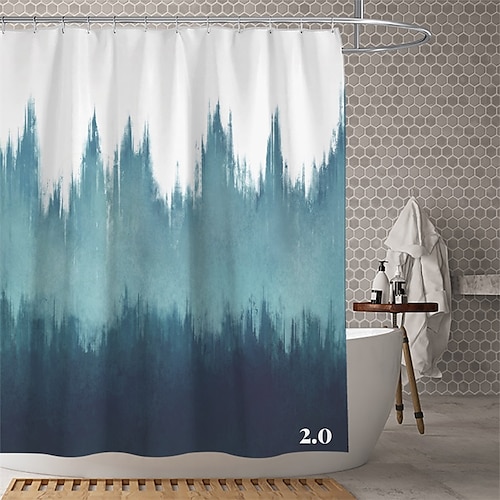 

Waterproof Fabric Shower Curtain Bathroom Decoration and Modern and Classic Theme.The Design is Beautiful and DurableWhich makes Your Home More Beautiful.