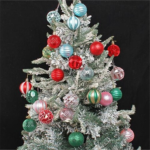 

Christmas Tree Baubles Pendant Baubles Box DIY Christmas Baubles Christmas Gift Decorations 12PCS / Box