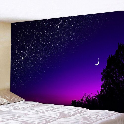 

Sky Starry Wall Tapestry Art Decor Blanket Curtain Hanging Home Bedroom Living Room Decoration Polyester