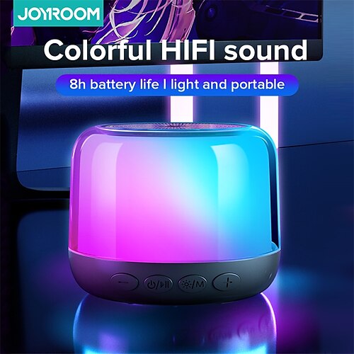 

JR-ML03 Bluetooth Speaker Bluetooth LED Light Mini Stereo Sound Speaker For Mobile Phone