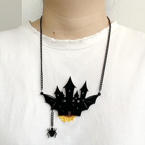 

Women's necklace Vintage Halloween Geometry Necklaces