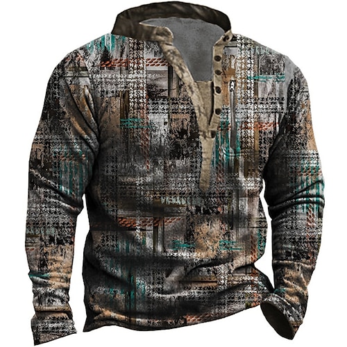 

Men's Unisex Sweatshirt Pullover Button Up Hoodie Graphic Prints Print Casual Daily Sports 3D Print Streetwear Designer Casual Clothing Apparel Hoodies Sweatshirts Long Sleeve Dark Gray