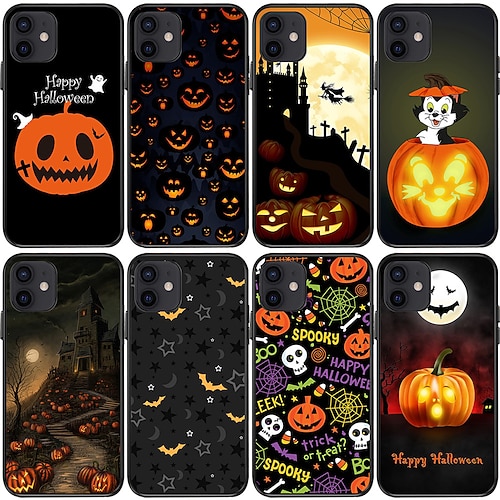 

Phone Case For Apple Classic Series iPhone 13 Pro Max 12 11 SE 2022 X XR XS Max 8 7 Bumper Frame Full Body Protective Dustproof Halloween Christmas TPU