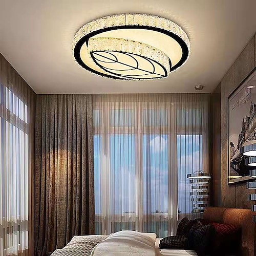 

50cm Unique Design Ceiling Lights Stainless Steel Electroplated Modern 220-240V