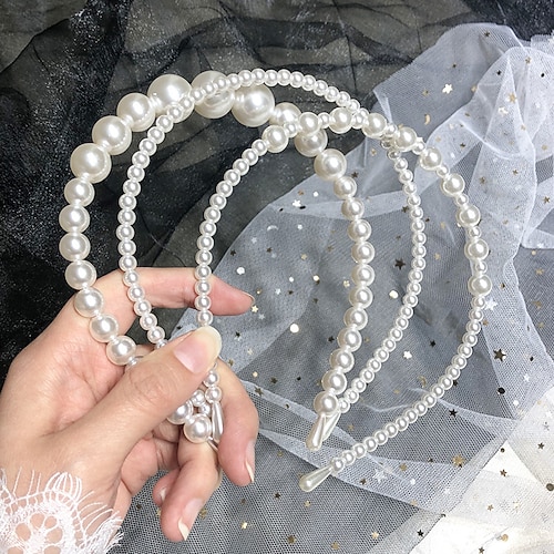 

Kids Girls' Vintage / Sweet Daily Solid Colored Stylish Hair Accessories White