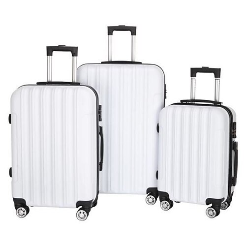 

3-in-1 Multifunctional Large Capacity Traveling Storage Suitcase White