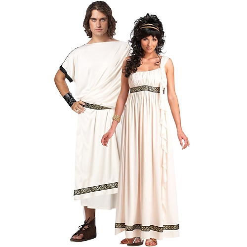 

Greek Gods Retro Vintage Ancient Greek Ancient Rome Greece Cosplay Costume Outfits Masquerade Men's Costume Vintage Cosplay Party Short Sleeve Leotard / Onesie Masquerade / Waist Belt / Wrist Brace