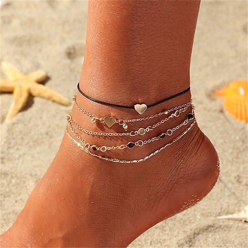 

Women's Fashion Outdoor Heart Anklet