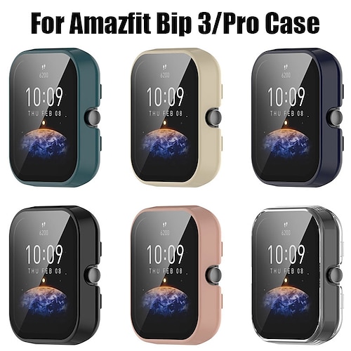 

Screen Protector Cover For Xiaomi Amazfit Bip 3 pro Smart Watch Cover Glass Protective Case For Xiaomi Amazfit Bip3 Pro