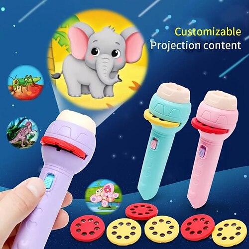 

Child Early Education Projector Slide Story Machine Bedtime Toy Girl Boy Lamp Glowing Kids Lightstick Flashlight Toy Education