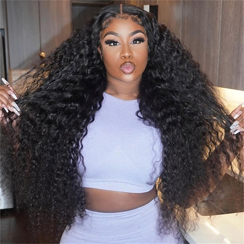 

Deep Wave Long Wigs Human Hair Lace Front Wigs 16-36 Inch Hot Sale Online