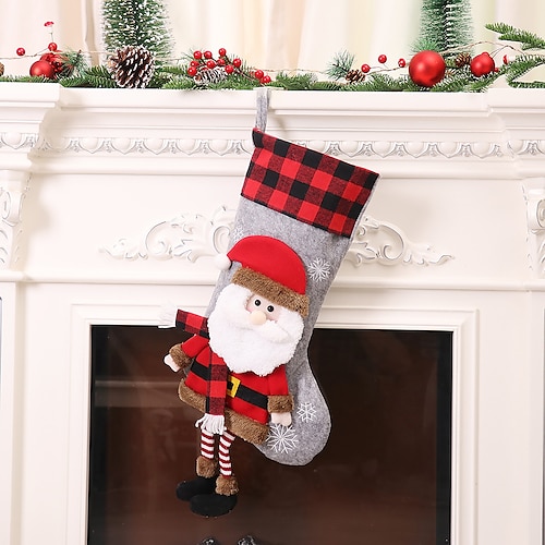 

Long-legged doll Christmas decorative socks