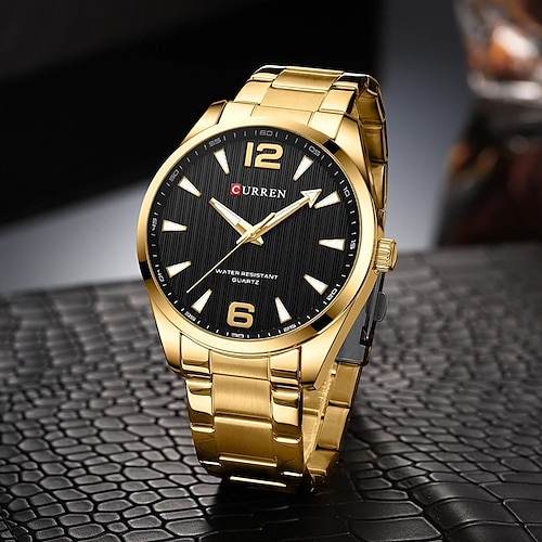 

CURREN Sport Men Watch Top Brand Luxury Military Army Waterproof Male Clock Stainless Steel Quartz Business Man Wristwatch 8434