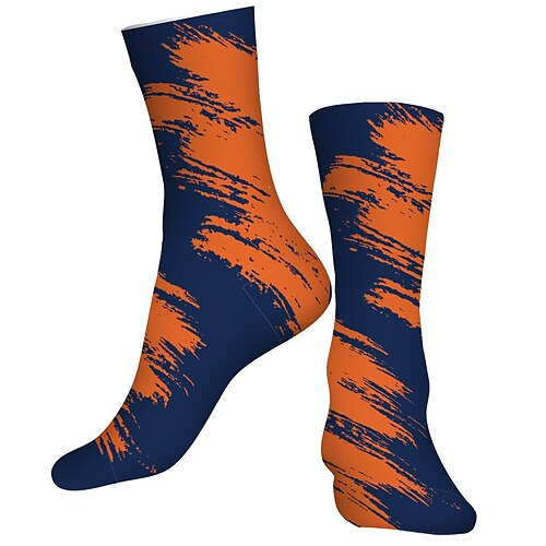 

Socks Cycling Socks Men's Women's Bike / Cycling Breathable Soft Comfortable 1 Pair Graffiti Cotton Orange S M L / Stretchy