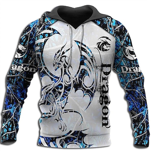 

Men's Unisex Pullover Hoodie Sweatshirt Hooded Letter Graphic Prints Print Daily Sports 3D Print Streetwear Designer Casual Clothing Apparel Hoodies Sweatshirts Long Sleeve Blue