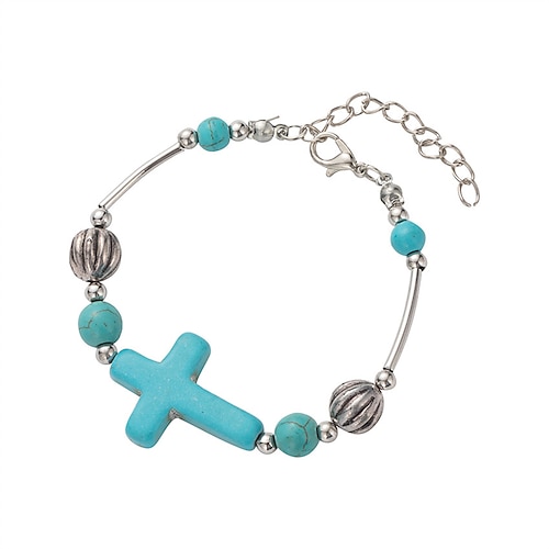 

Femme Bracelets Rétro Vintage Extérieur Cœur Bracelet