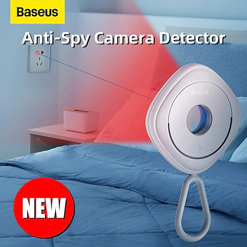 

Baseus Hidden Camera Camera Detector Portable Pinhole Hidden Lens Detection Gadget Privacy Security Protection