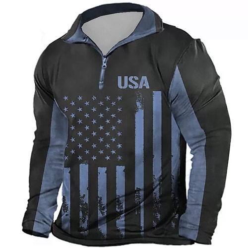 

Men's Unisex Zip Up Sweatshirt Pullover Graphic Prints National Flag Zipper Print Daily Sports 3D Print Designer Casual Big and Tall Clothing Apparel Hoodies Sweatshirts Long Sleeve Green Blue