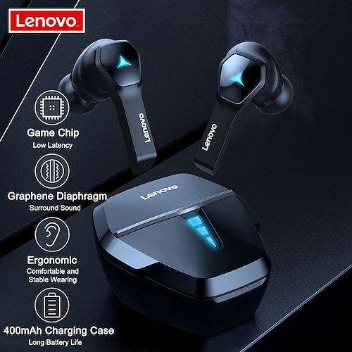 

Lenovo HQ08 True Wireless Headphones TWS Earbuds In Ear Bluetooth5.0 Ergonomic Design Deep Bass Long Battery Life for Apple Samsung Huawei Xiaomi MI Everyday Use Traveling Outdoor Mobile Phone Gaming