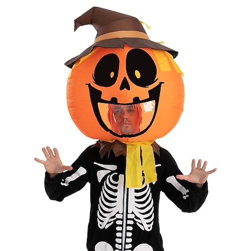 

Skeleton / Skull Pumpkin Cosplay Costume Inflatable Costume Funny Costumes Adults' Men's Cosplay Halloween Performance Party Halloween Halloween Carnival Masquerade Easy Halloween Costumes