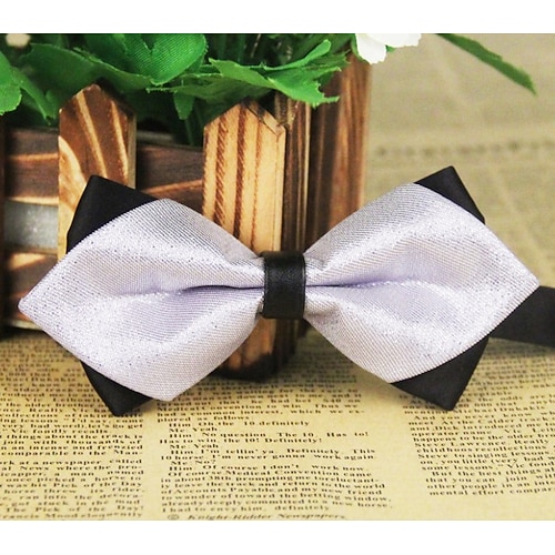 

Men's Bow Tie Gentleman Formal Style Solid Colored Formal Party Evening Professional