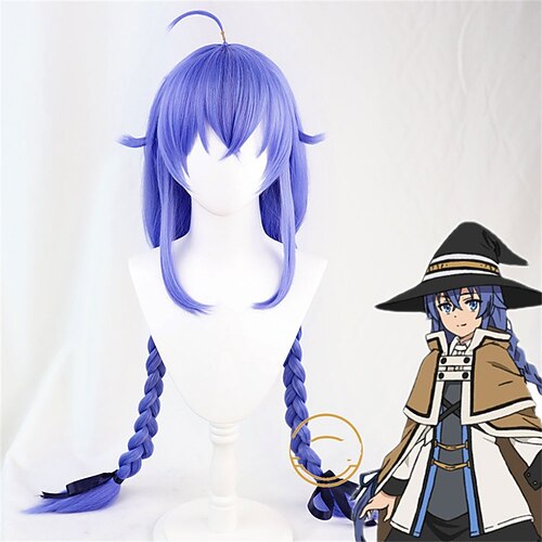 

Roxy Migurdia Anime Mushoku Tensei Cosplay Jobless Reincarnation long Braids Wig Hair