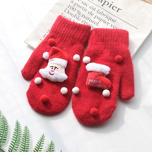 

Women's Gloves Casual Christmas Tree Gloves