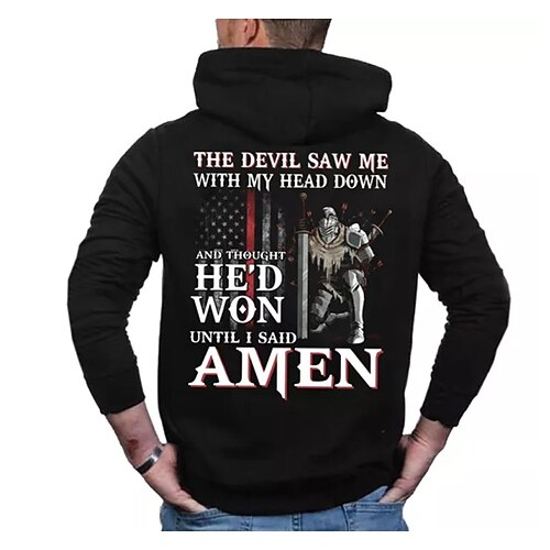 

Men's Unisex Pullover Hoodie Sweatshirt Hooded Letter Graphic Prints National Flag Print Daily Sports 3D Print Streetwear Designer Casual Hoodies Sweatshirts Long Sleeve Black
