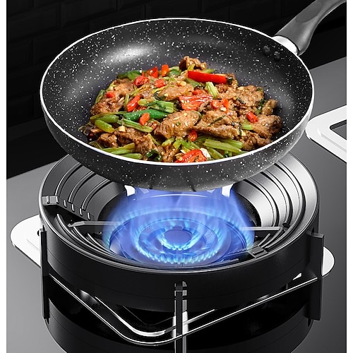 

Gas Stove Energy Saving Cover Windproof Disk Fire Reflection Windproof Windshield Bracket Accessories For LPG Cooker
