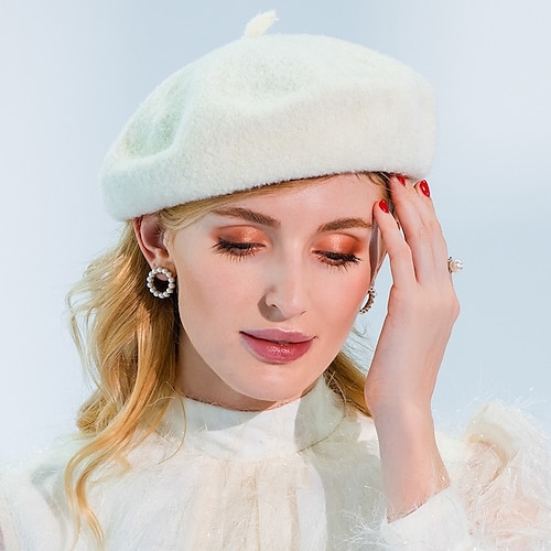 

carino elegante tulle/poli/cappello misto cotone con cappuccio/colore puro 1pc festa/serata/copricapo casual/occasione speciale/ufficio & carriera / casual / laurea / congratulazioni / anniversario