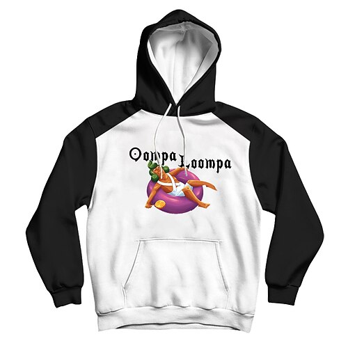 

Inspired by Charlie and the Chocolate Factory Oompa Loompa Hoodie Cartoon Manga Anime Front Pocket Graphic Hoodie For Men's Women's Unisex Adults' 3D Print 100% Polyester