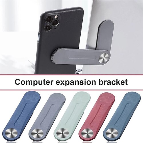 

magnetisk holder pc-forlengelsesbrakett for telefon metall bærbart telefonstativ bærbar brakett telefon tilbehør støtte telefon