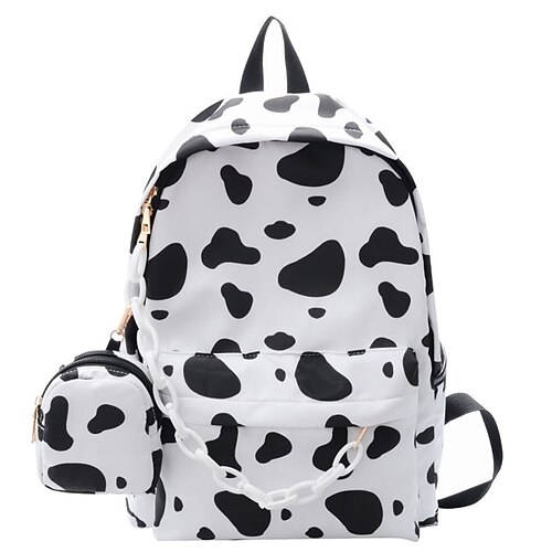 

School Backpack Bookbag Leopard for Student Boys Girls Water Resistant Wear-Resistant Breathable Nylon School Bag Back Pack Satchel 19.92 inch