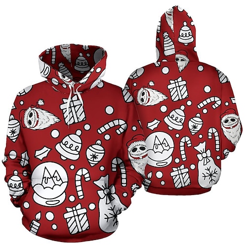 

Inspired by The Nightmare Before Christmas Halloween Skeleton / Skull Death Sally Hoodie Cartoon Manga Anime Front Pocket Graphic Hoodie For Men's Women's Unisex Adults' 3D Print 100% Polyester