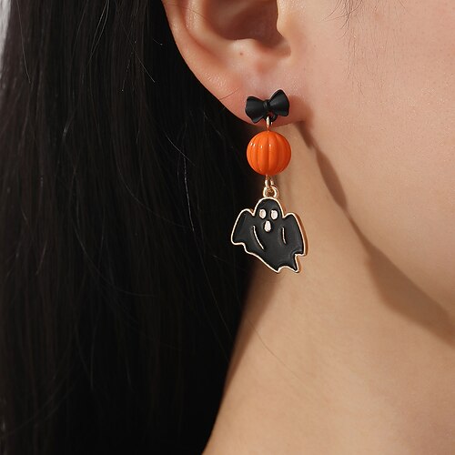 

1 Pair Drop Earrings Earrings For Women's Halloween Daily Festival Acrylic Resin Geometrical Holiday Fashion Birthday