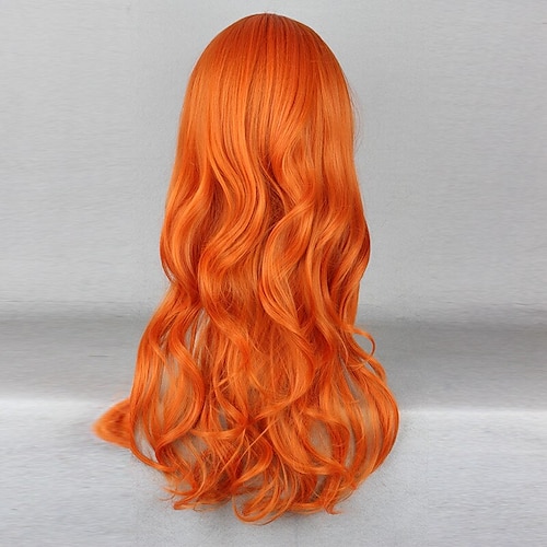  jednodílné nami cosplay paruky tepelně odolné syntetické vlasy anime party paruka oranžová karnevalová party paruka halloween paruky