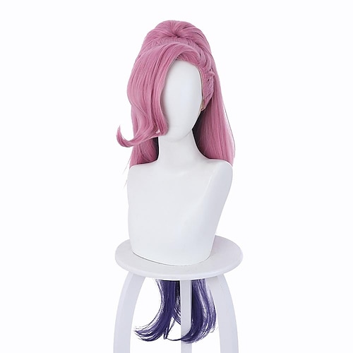 

80CM League of Legends LOL KDA Groups Seraphine Cosplay Wigs